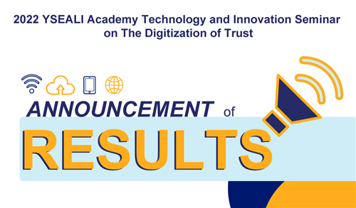YSEALI Academy Technology and Innovation Result Announcement