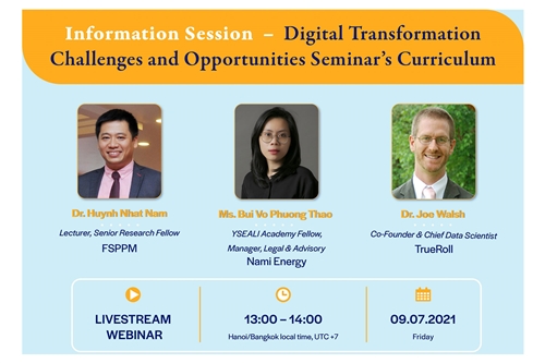 Info session –  Digital Transformation Challenges and Opportunities Seminar's Curriculum